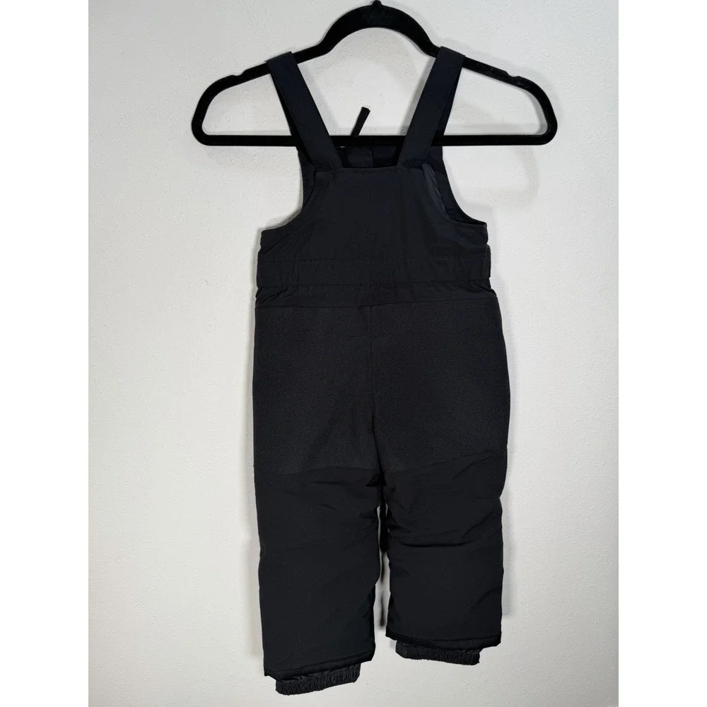 REI Co-Op Snow Pants Bibs Toddler Size 3T Black Insulated Ski Winter Boys Girls